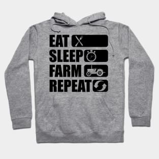 Farmer - Eat Sleep Farm Repeat Hoodie